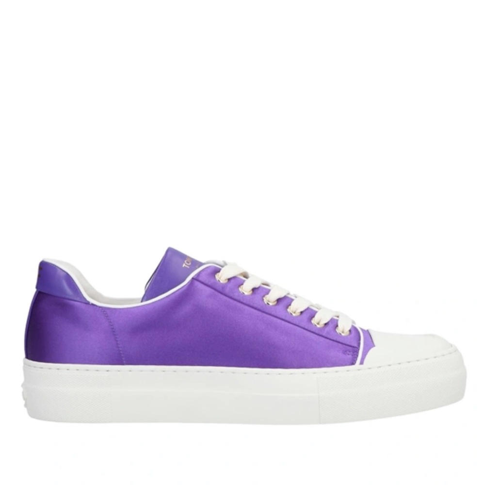 TOM FORD SATIN CITY LOW TOP SNEAKERS